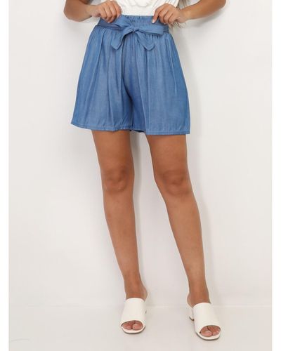 La Modeuse Short 67282_P156286 - Bleu