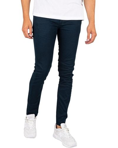 Farah Jeans Jean slim en sergé Drake - Bleu