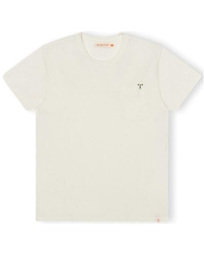 Revolution T-shirt T-Shirt Regular 1341 WEI - Off-White - Blanc
