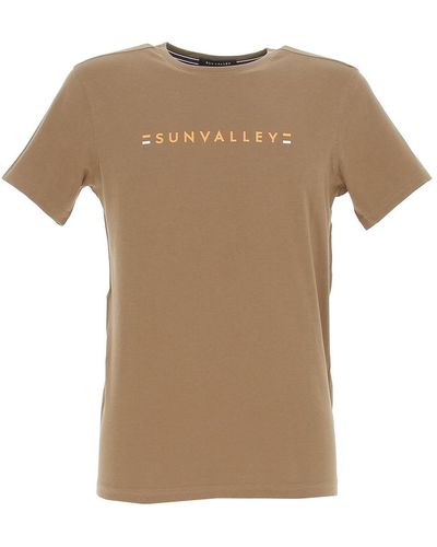 Sun Valley T-shirt Tee shirt mc - Neutre