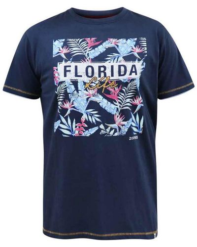 Duke T-shirt Prestwick D555 Florida - Bleu