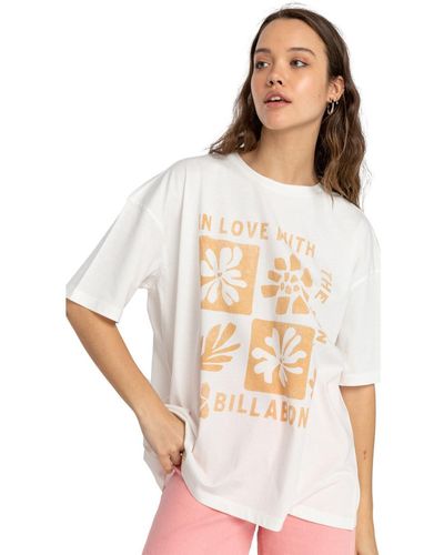 Billabong T-shirt In Love With The Sun - Blanc