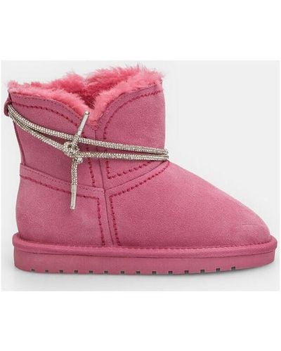 Bata Boots Bottines d'hiver pour filles Unisex - Rose