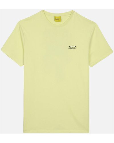 Oxbow T-shirt Tee shirt manches courtes graphique TOREA - Jaune