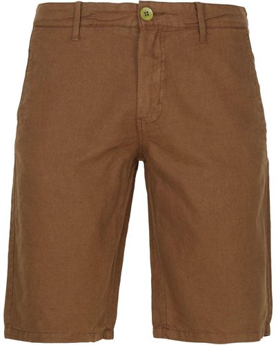 No Excess Pantalon Short Garment Dyed Camel - Marron