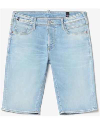 Le Temps Des Cerises Short Bermuda laredo en jeans bleu clair délavé