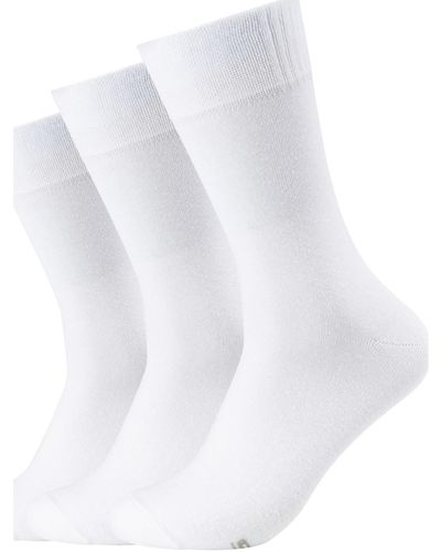 Skechers Chaussettes 3pk Men's Basic Socks - Blanc
