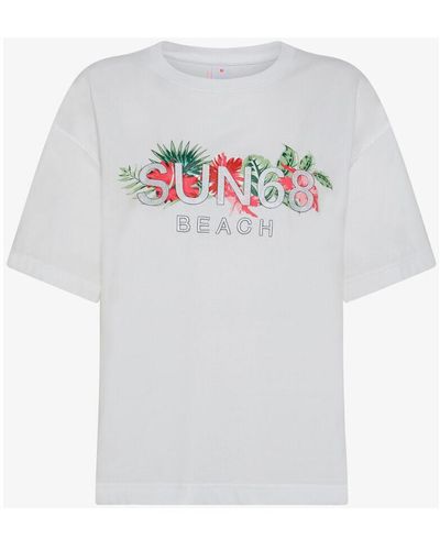 Sun 68 T-shirt T33239 01 - Blanc