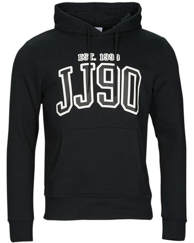 Jack & Jones Sweat-shirt JJCEMB SWEAT HOOD - Noir