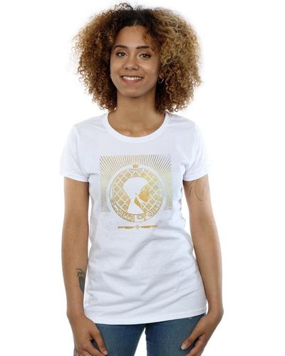 Super.natural T-shirt Abbadon Crest - Blanc