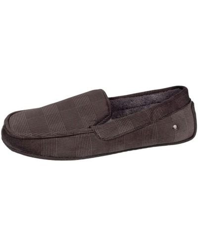 Isotoner Chaussons Chaussons mocassins Ref 58299 AA1 Gris - Marron