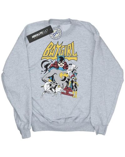 Dc Comics Sweat-shirt Batgirl Heroine or Villainess - Métallisé
