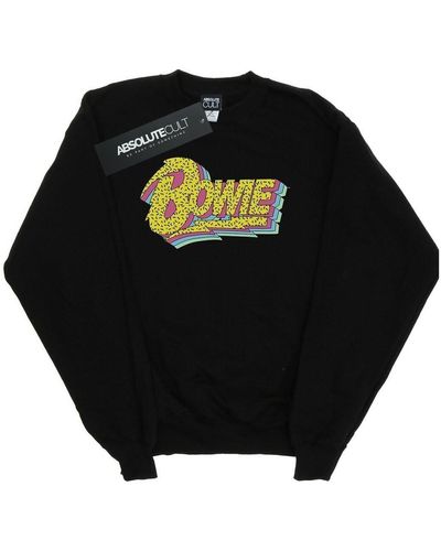 David Bowie Sweat-shirt Moonlight 90s Logo - Noir