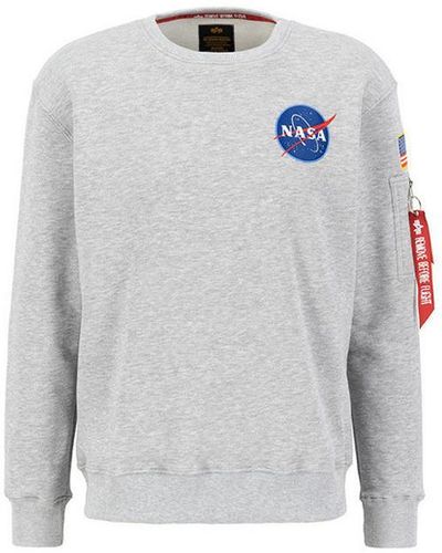 Alpha Sweat-shirt SPACE SHUTTLE - Gris