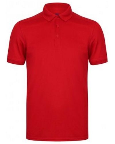 Henbury T-shirt HB460 - Rouge