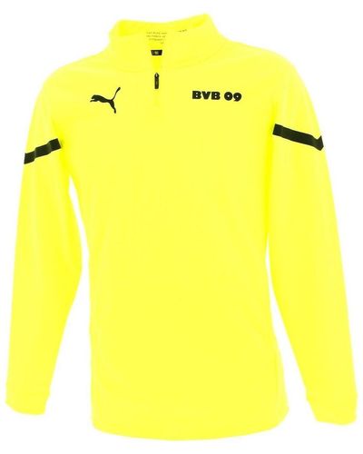 PUMA Sweat-shirt Bvb prematch 14 rge - Jaune