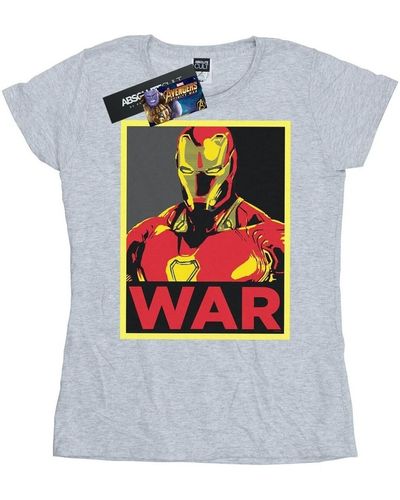 Marvel T-shirt Avengers Infinity War Iron Man War - Bleu