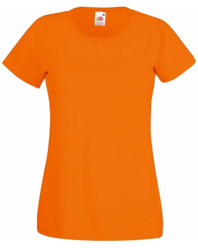 Fruit Of The Loom T-shirt 61372 - Orange
