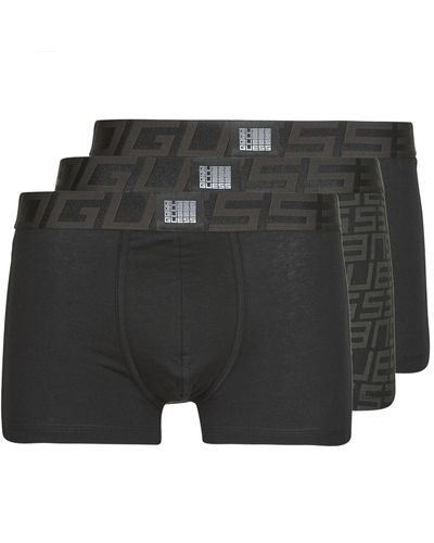 Guess Boxers IDOL BOXER TRUNK PACK X3 - Noir