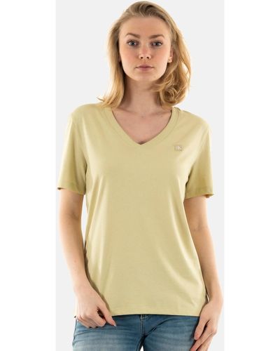 Calvin Klein T-shirt j20j222560 - Jaune