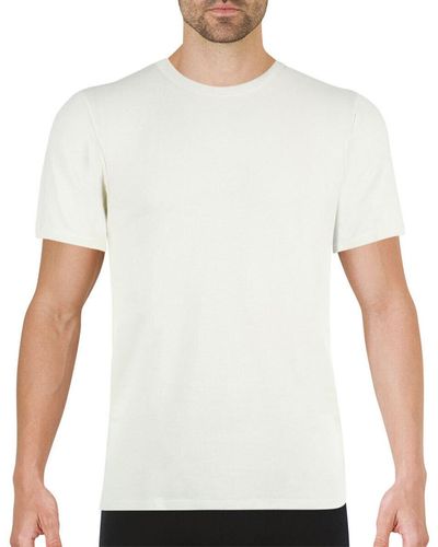 EMINENCE T-shirt Tee shirt col rond manches courtes homme Ligne Chaude - Blanc