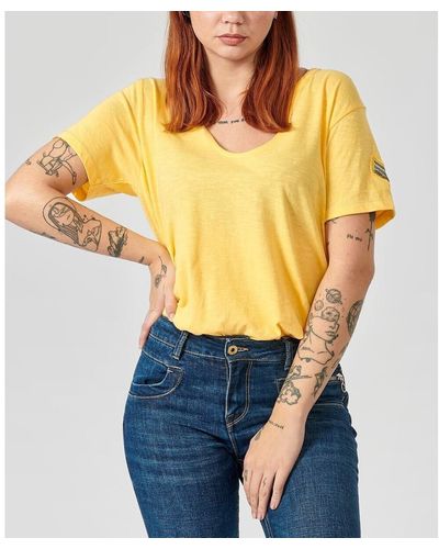Kaporal T-shirt - T-shirt manches courtes - jaune