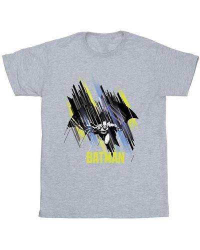 Dc Comics T-shirt Batman Flying Batman - Gris