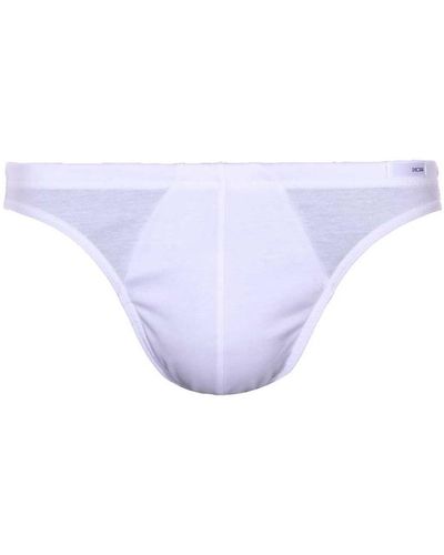 Hom Slips Slip coton taille basse - Violet