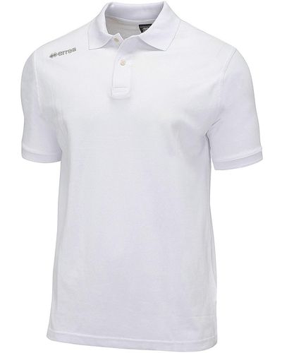 Erreà T-shirt Polo Team Colour 2012 Ad Mc Bianco - Blanc