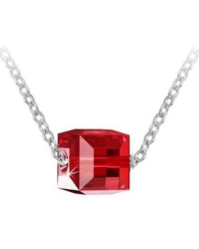 Sc Crystal Collier BS2509-SN032-SIAM - Rouge