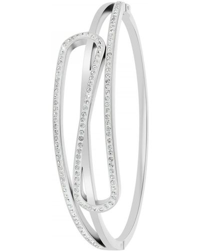 Sc Crystal Bracelets B4049-ARGENT - Blanc