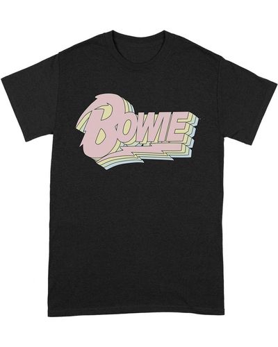 David Bowie T-shirt BI137 - Noir