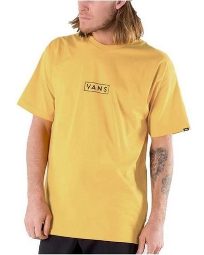 Vans T-shirt T-Shirt MN Easy Box SS Honey Gold - Jaune
