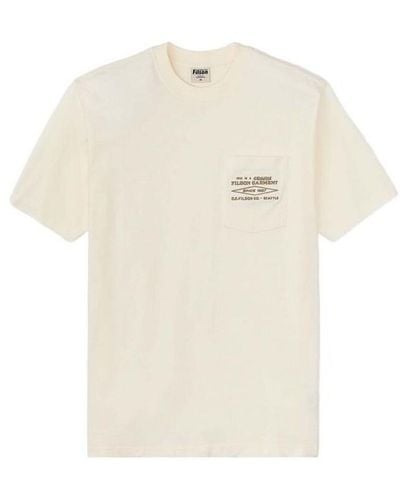 Filson T-shirt T-shirt Embroidered Pocket Off White Diamond - Neutre