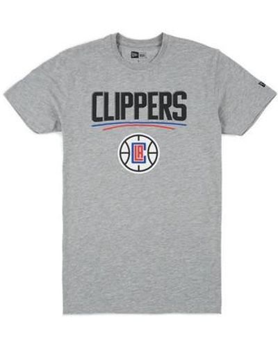 KTZ T-shirt T-Shirt NBA Los Angeles Clippe - Gris