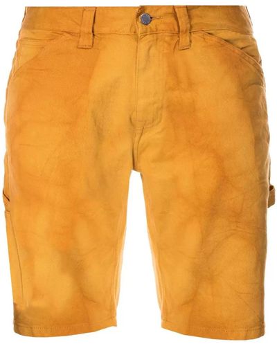 Edwin Short bermuda cargo jeans tabac - Orange