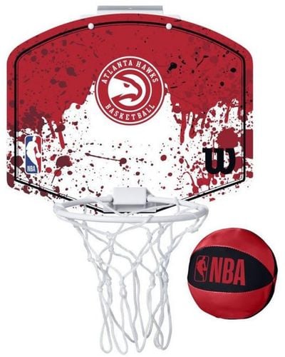 Wilson Accessoire sport Mini panier de Basket NBA Atla - Rouge