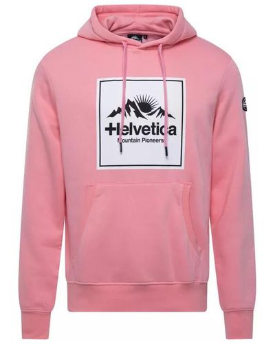 Helvetica Sweat-shirt VISCOMPTE - Rose