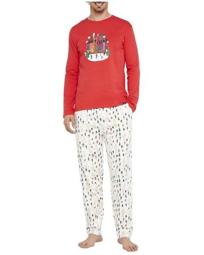 Arthur Pyjamas / Chemises de nuit 157202VTAH23 - Rouge
