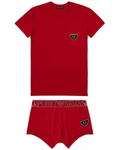 EA7 Pyjamas / Chemises de nuit de sous-vêtements - Rouge