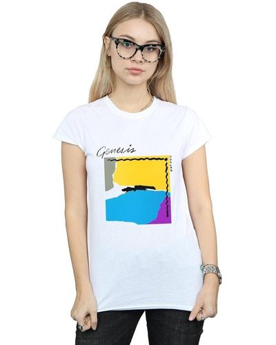 Genesis T-shirt Abacab Multicolour - Blanc