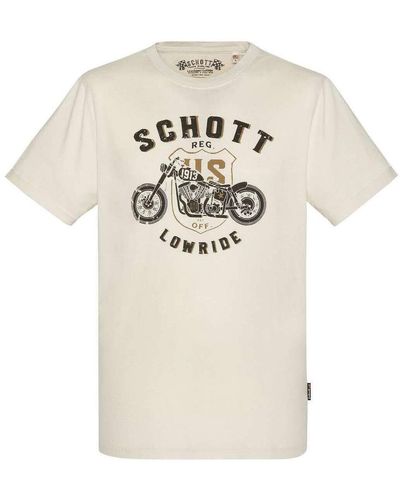 Schott Nyc T-shirt 162515VTPE24 - Neutre