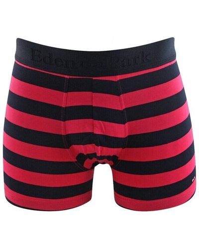 Eden Park Boxers Boxer Coton ISLAND Ecarlarte - Rouge