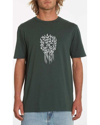 Volcom T-shirt Camiseta Vaderetro 2 Cedar Green - Vert