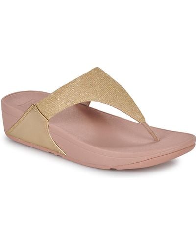 Fitflop Tongs LULU SHIMMERLUX TOE-POST SANDALS - Rose