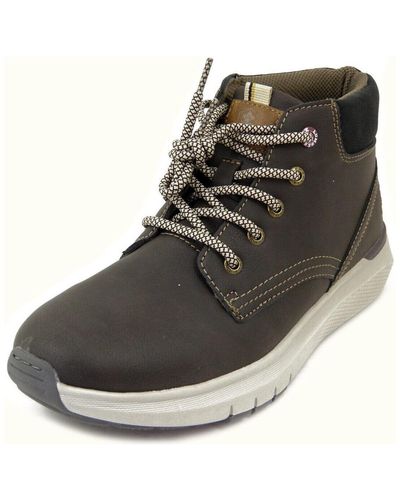 Lumberjack Boots Chaussures, Bottine, Cuir, lacets-6701i23 - Noir