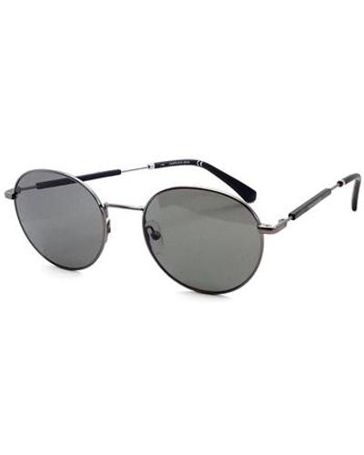 Calvin Klein Lunettes de soleil CKJ20110S Lunettes de soleil, Gunmetal/Gris, 50 - Noir