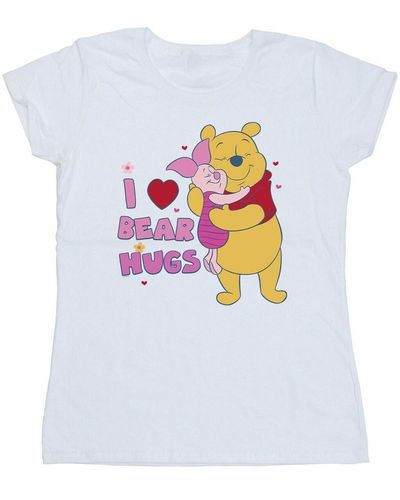 Disney T-shirt Winnie The Pooh Mum Best Hugs - Blanc