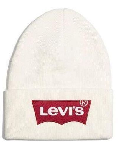 Levi's Chapeau 228633 OVERSISED BATWING-051 REGULAR WHITE - Rouge