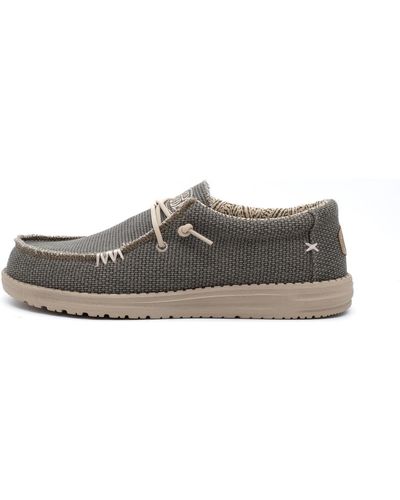 Hey Dude Ville basse Wally Braided - Gris